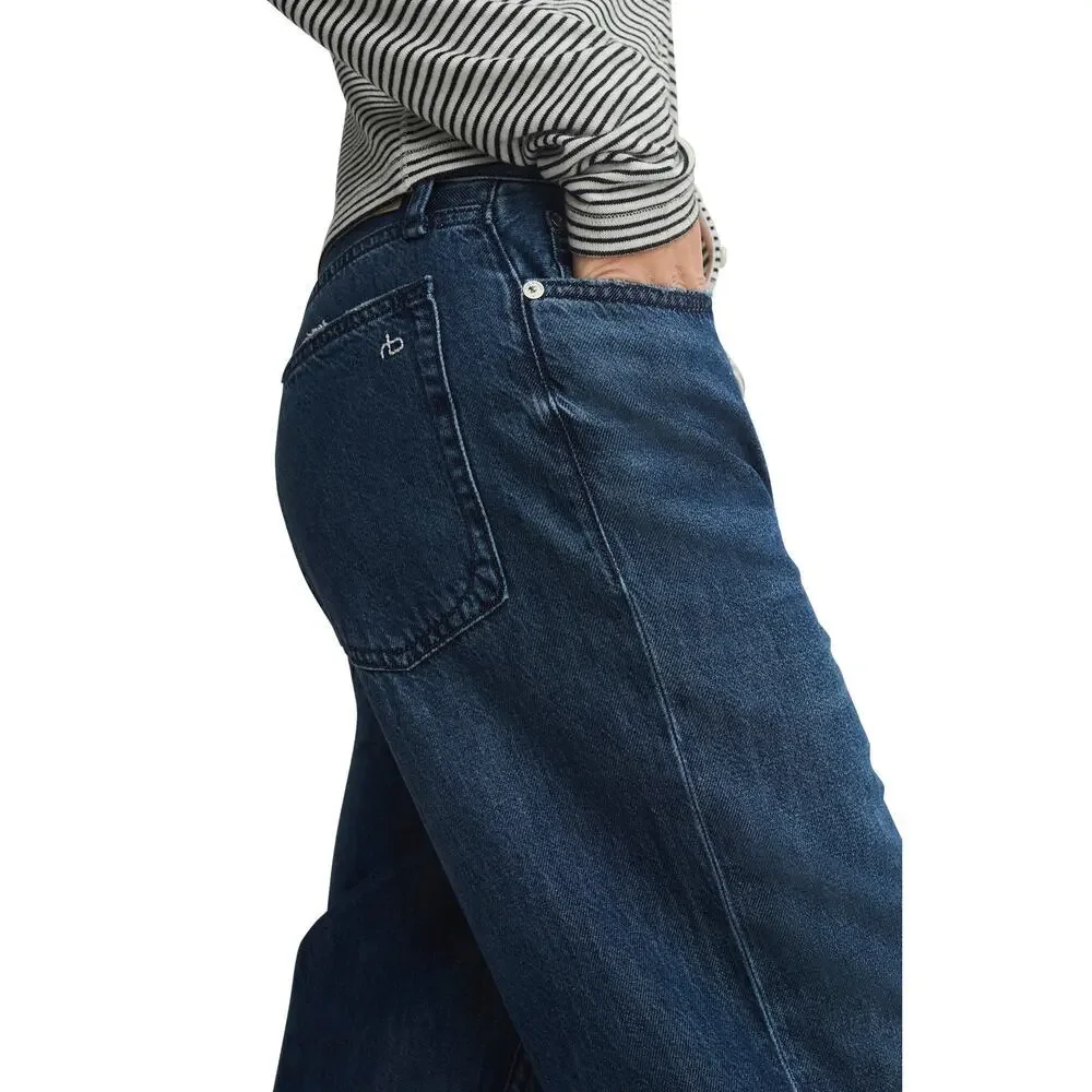 Rag & Bone Women's Featherweight Logan Jeans Wide Leg Randie Size 27 NWT - Picture 4 of 15